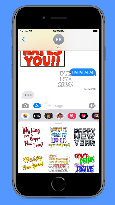 Screenshot #5 for New Year's Fun Stickers