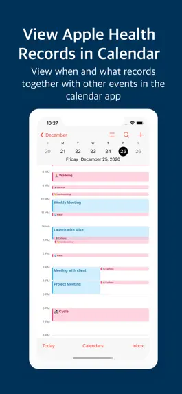 Game screenshot Import health into calendar apk