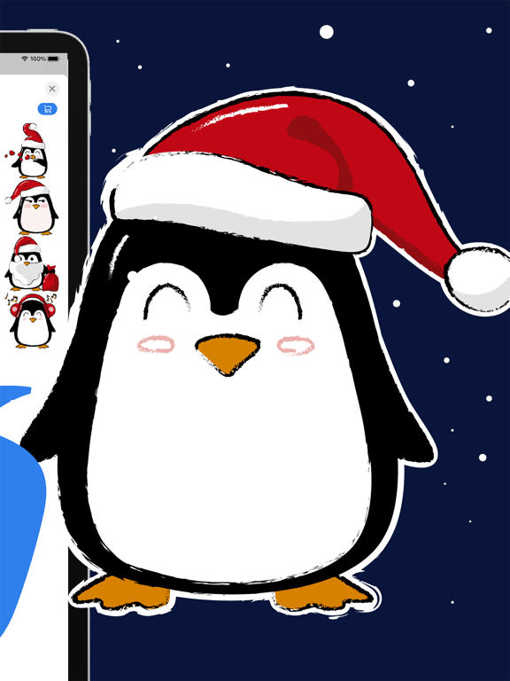 Screenshot #6 pour Penguin Kevin - stickers 2025