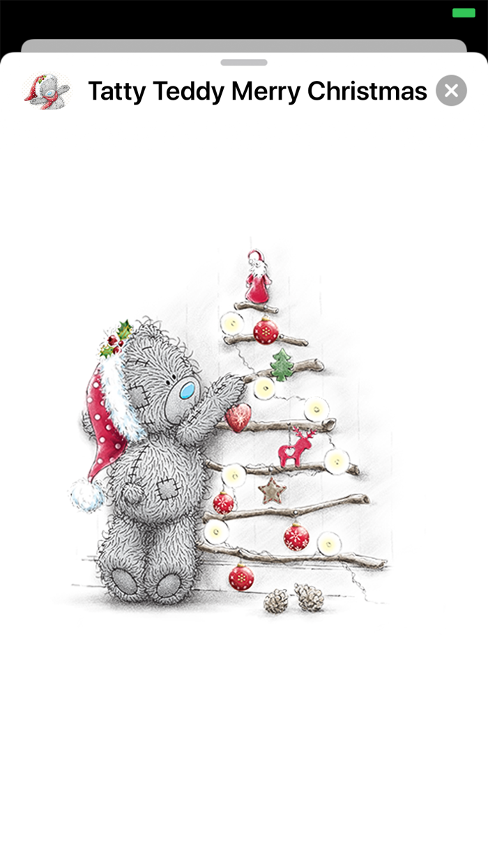 Tatty Teddy Merry Christmas