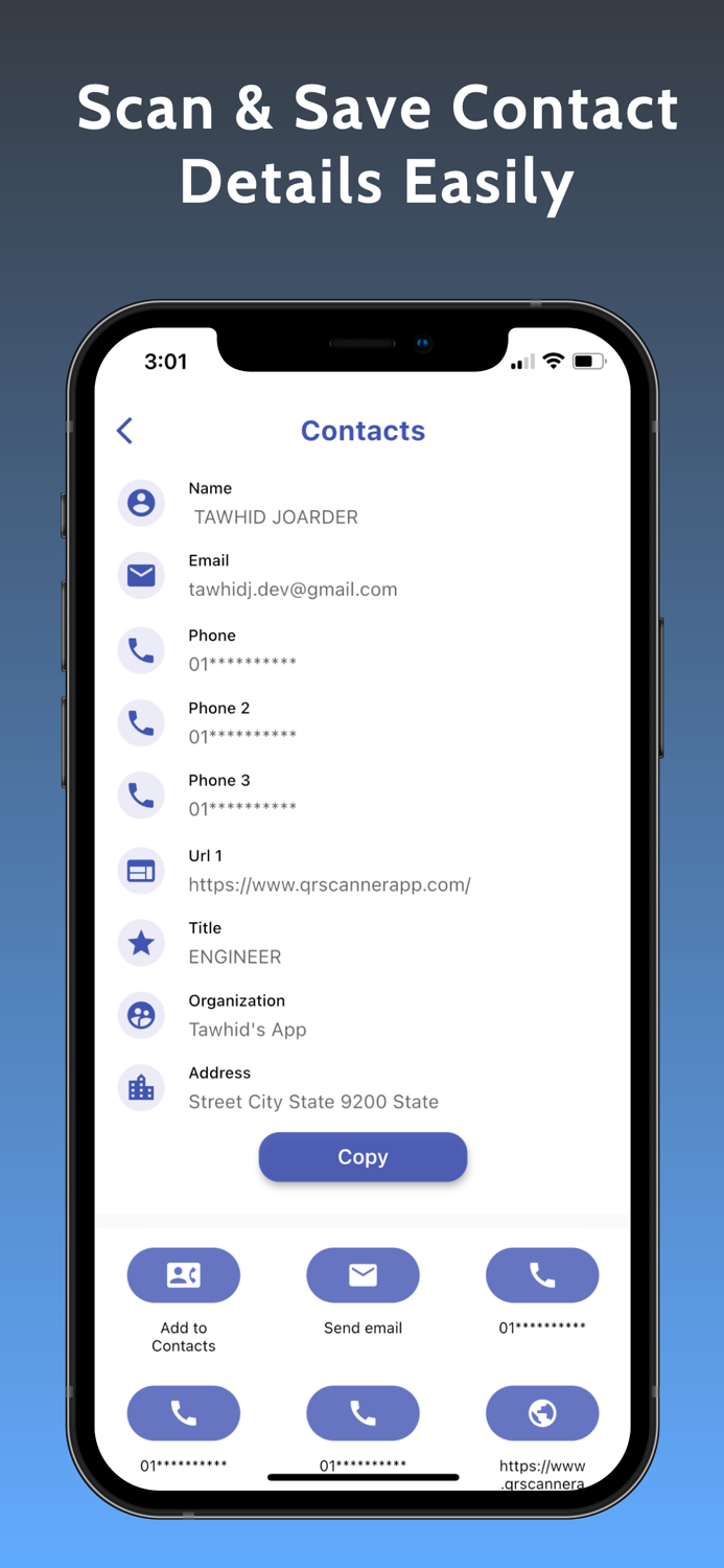 QR Scanner Read Barcode