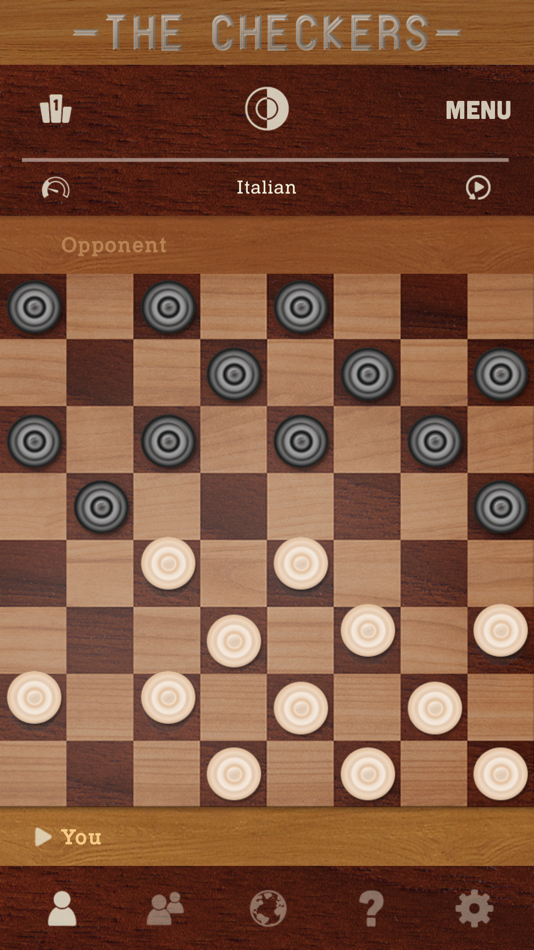 #1. The Checkers - Classic Game (iOS) 由: OutOfTheBit Ltd