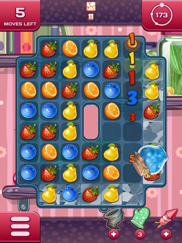 Agnes Fruits Match-3 Puzzle