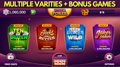 Screenshot #2 pour Video Poker Bonus Games