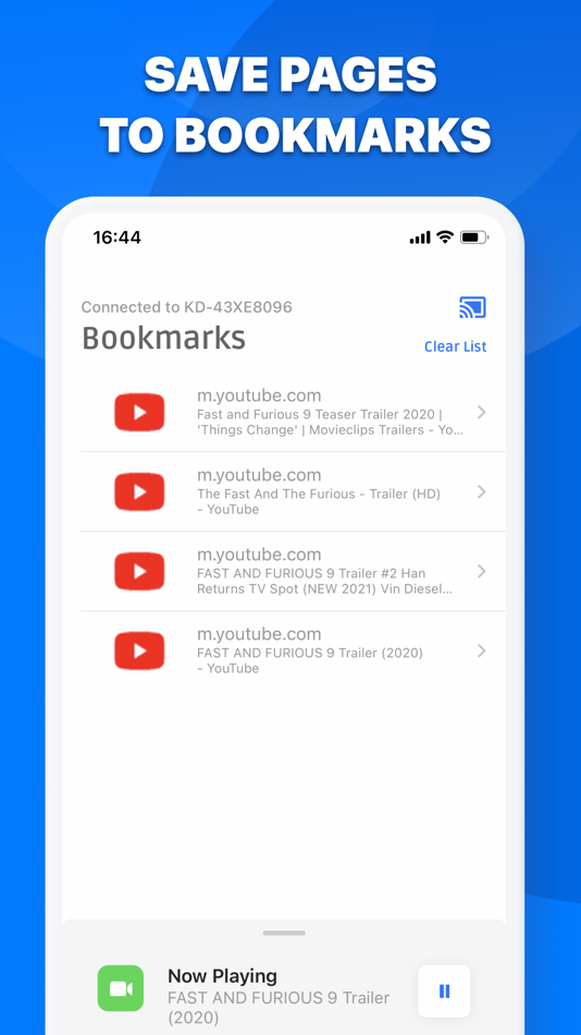#5. Castio: Cast to Chromecast (iOS) 由: Kraftwerk 9 Inc