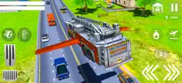 Game screenshot Real Flying Fire Truck Robot apk