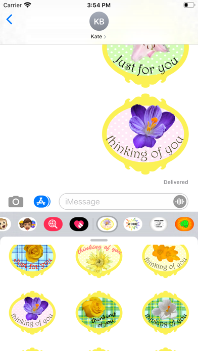 flowers for you stickers! Screenshot