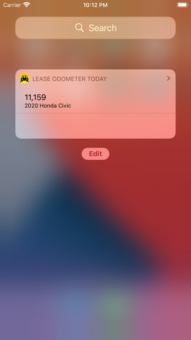 Lease Odometer Screenshot