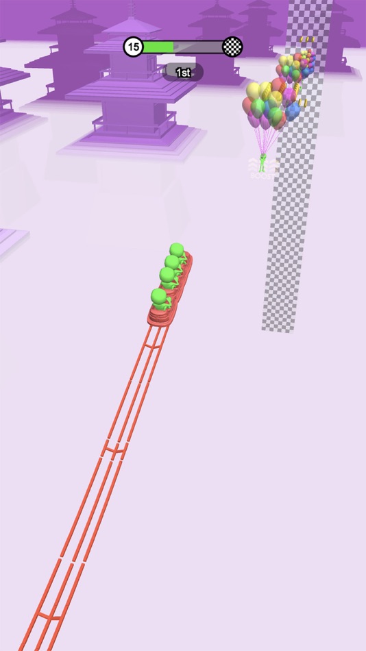 #3. Rolly Rails 3D (iOS) Podle: Entity3 Limited