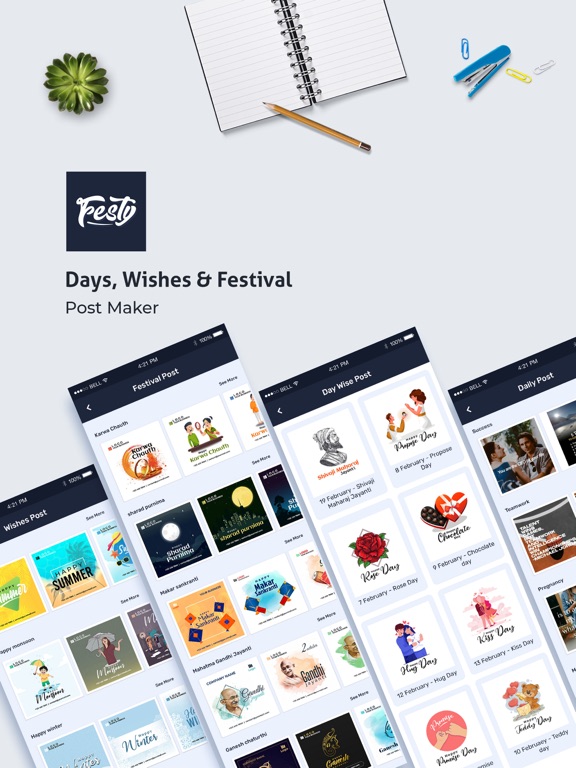 Screenshot #4 pour Festy - Festival Post Maker