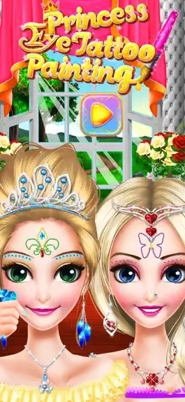 Game screenshot Princess Eye Tattoo Painting mod apk
