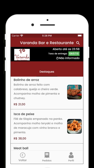 Varanda Bar e Restaurante Screenshot