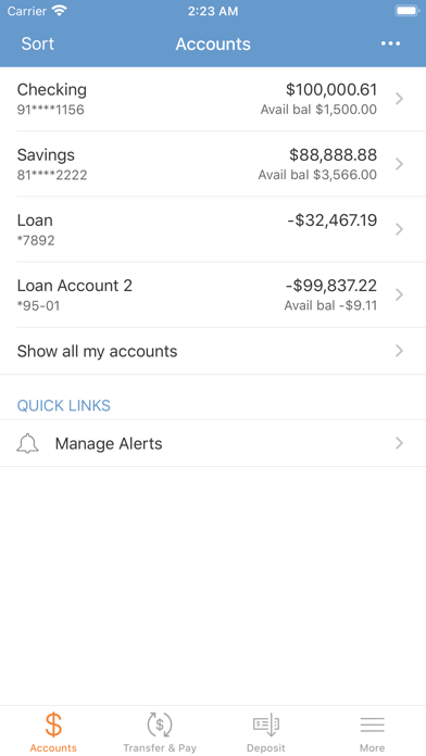 GeoVista CU Mobile Screenshot