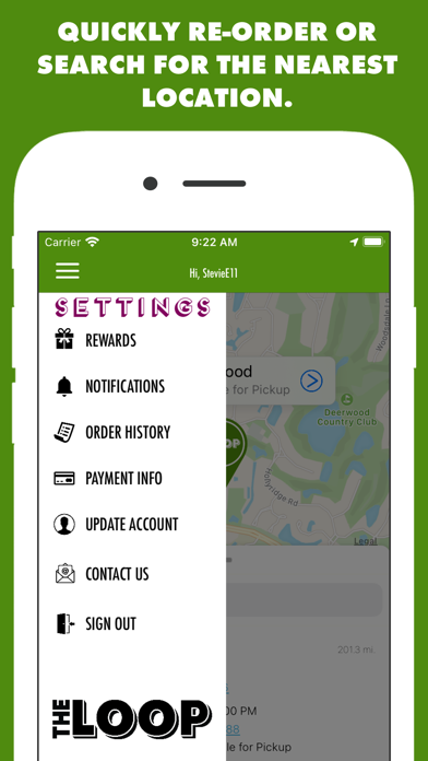 The Loop - Mobile Ordering Screenshot