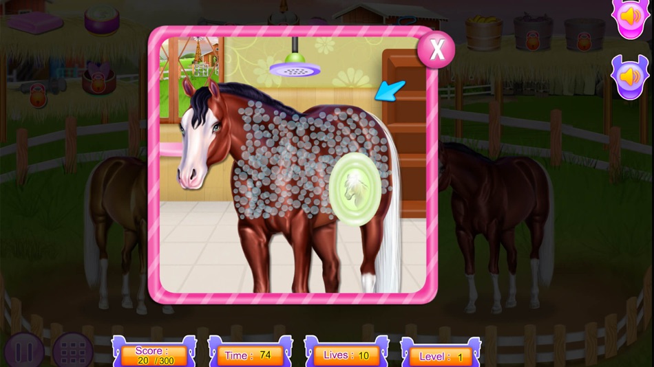 #2. Horse and pony caring game (iOS) 由: Les Placements R.A. Inc.