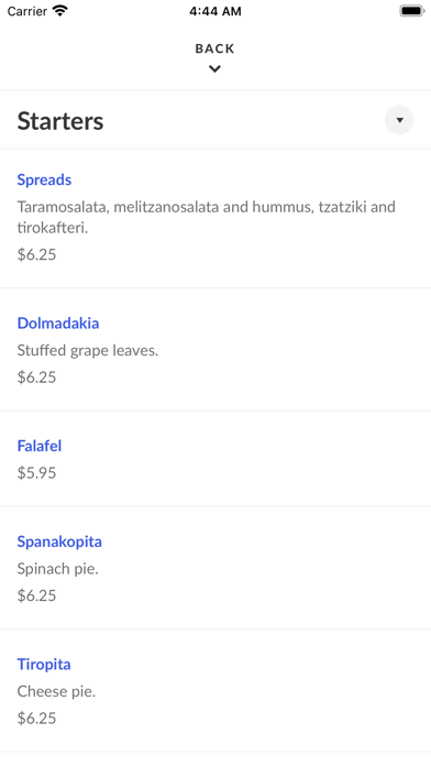 Yia Yia’s Greek Food Screenshot 3 - AppWisp.com Yia Yia’s Greek Food Screenshot 3 - AppWisp.com
