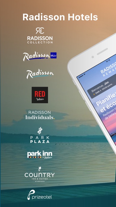 Screenshot #1 pour Radisson Hotels- réservation