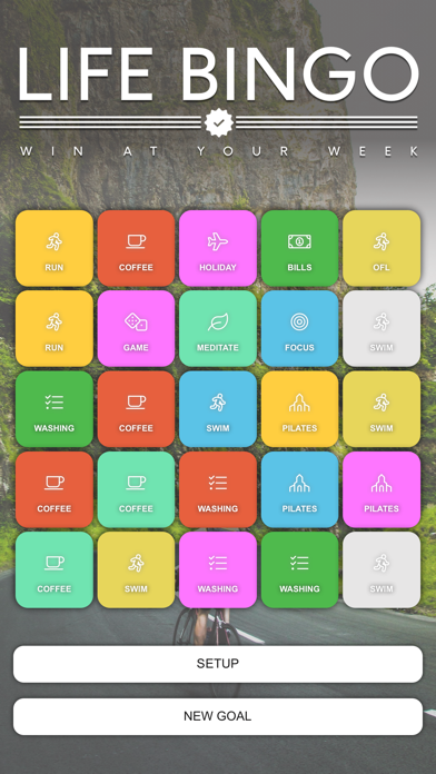 Life Bingo Complete Your Goals Life Bingo Complete Your Goals