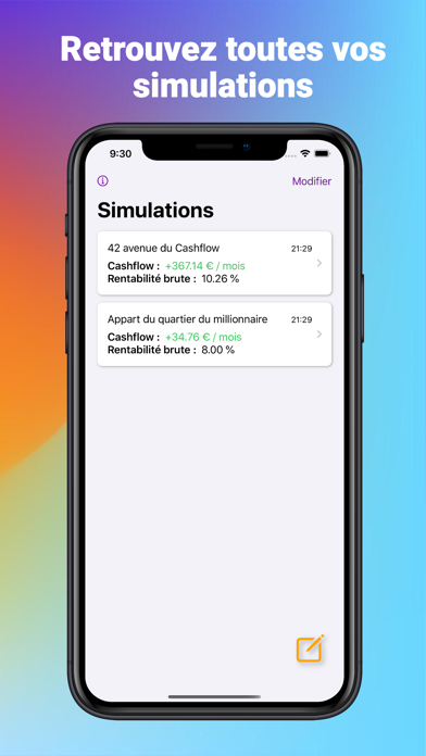 Immo Cashflow Screenshot