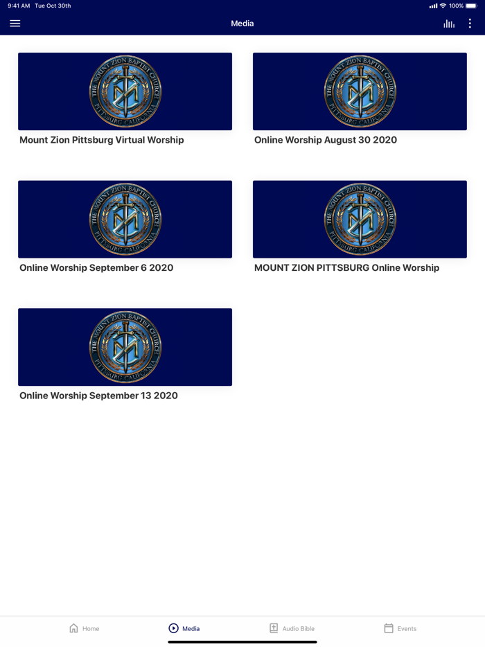 The Mount Zion Baptist Church