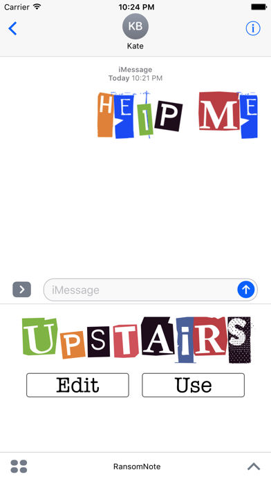 Screenshot #2 pour Ransom Note - Stickers