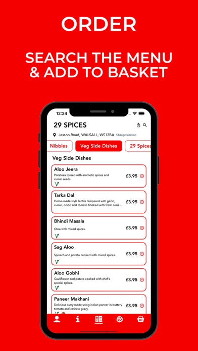 29 Spices Indian Street Food Screenshot