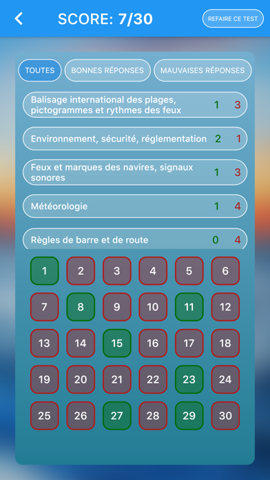 Permis bateau côtier ENF Screenshot