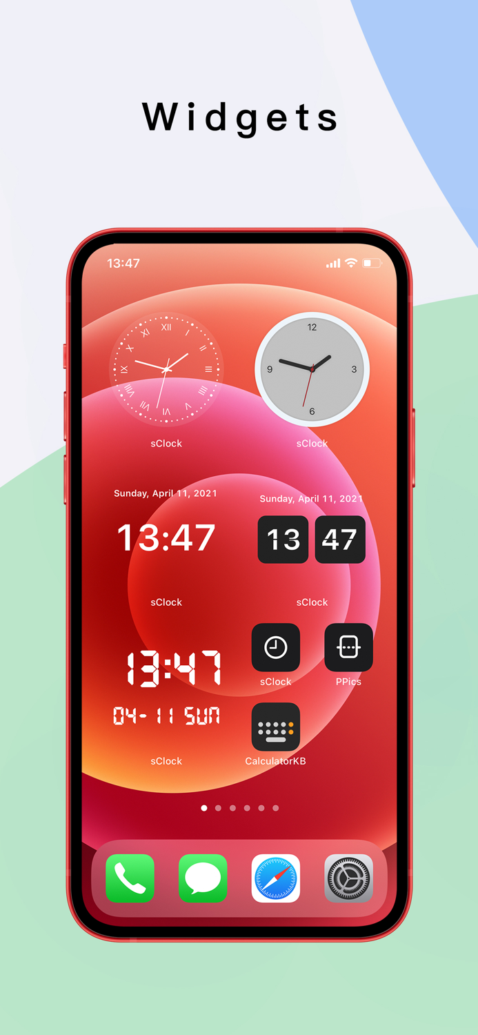sClock - Floating Widgets