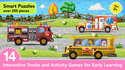 Ice Cream & Fire Truck Games Screenshot