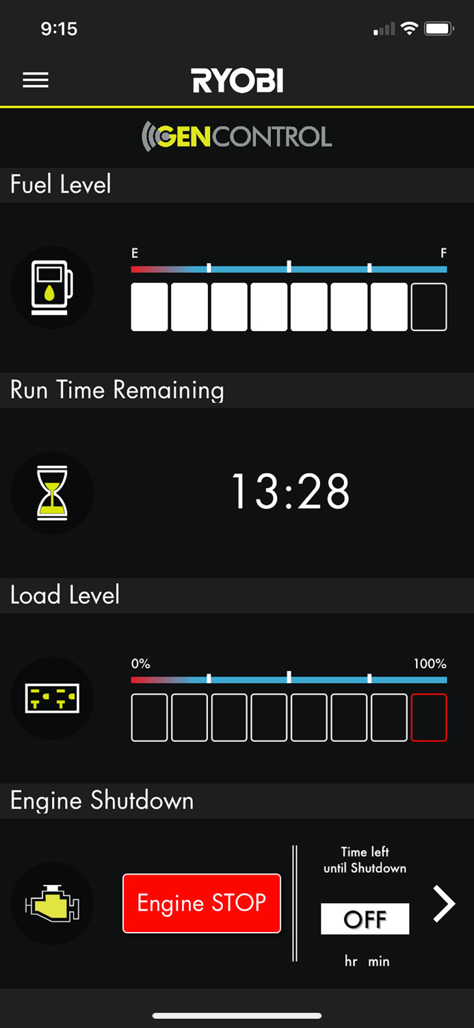 Ryobi™ GenControl™
