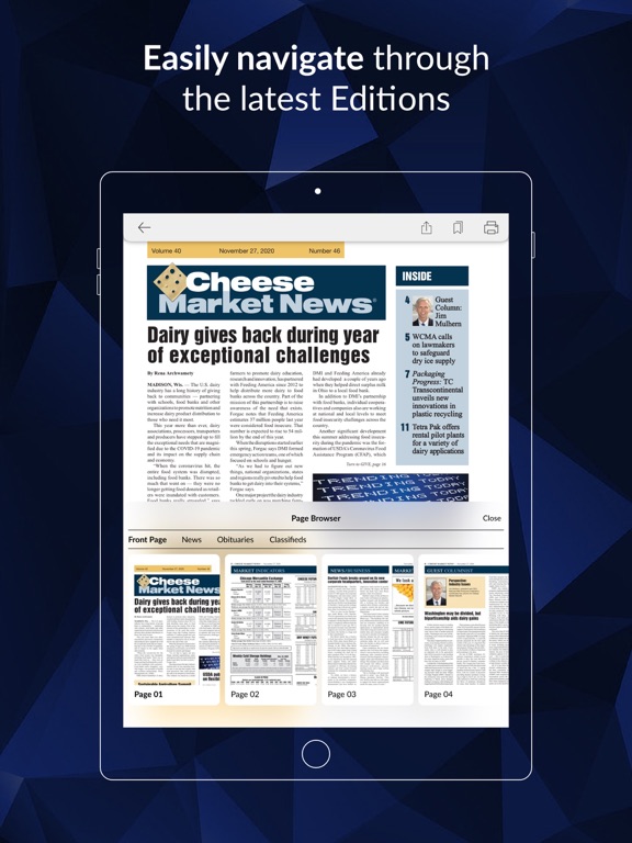 Screenshot #5 pour Cheese Market News