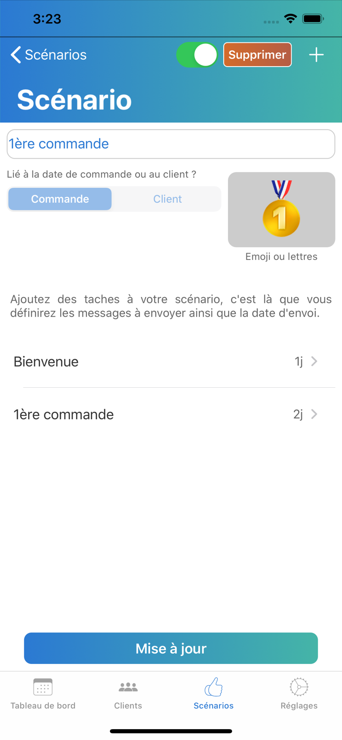 YiiP - Le suivi client