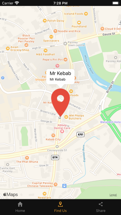 Mr Kebab Paisley Screenshot