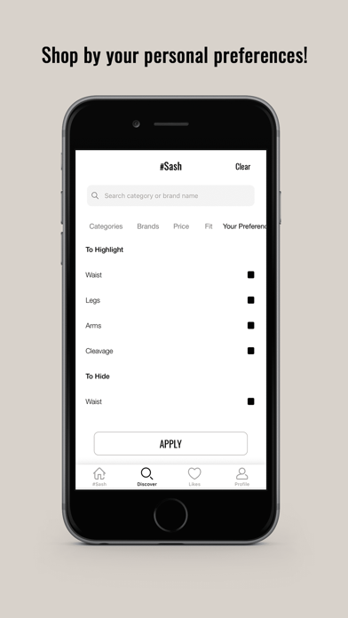 Sash App Screenshot