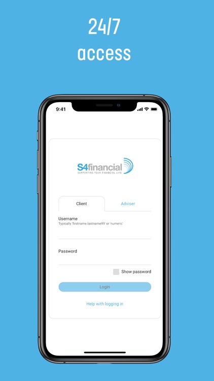 S4 Financial Client Portal