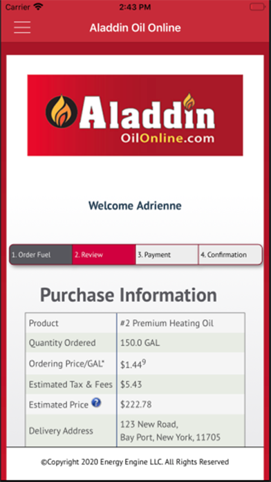 Aladdin Oil Screenshot