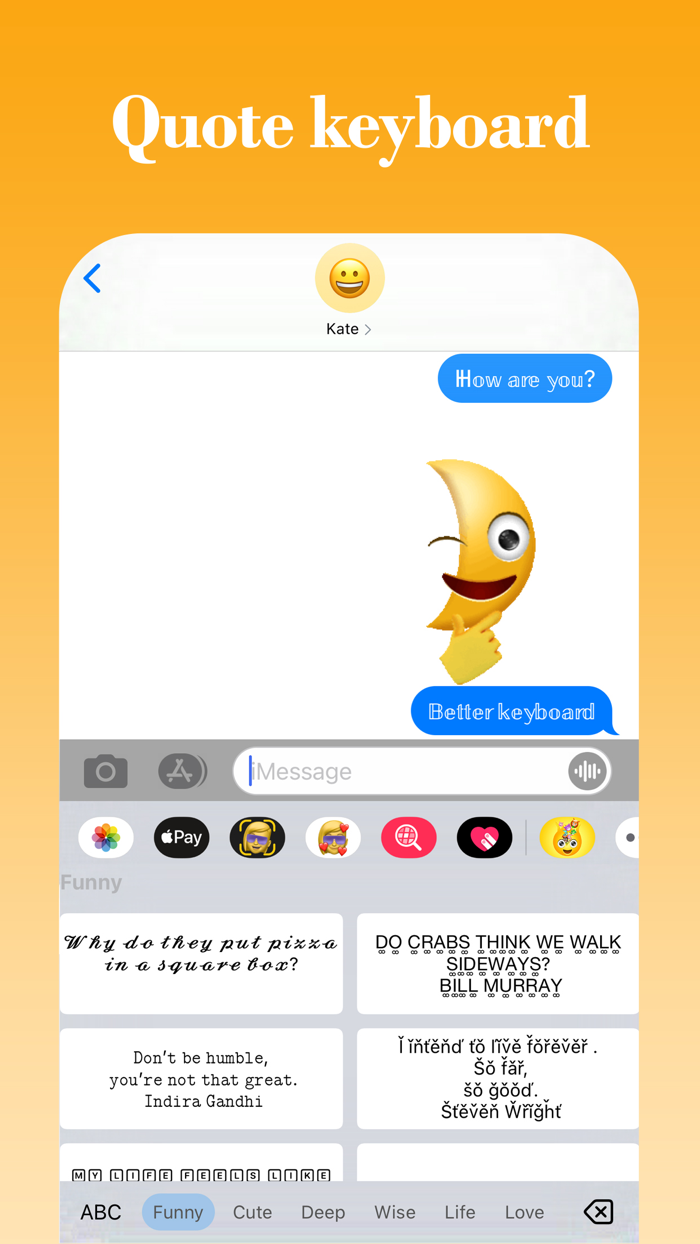 Symbols-Gifs and Emojis Keyboard