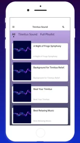 Game screenshot Tinnitus Relief Sound apk