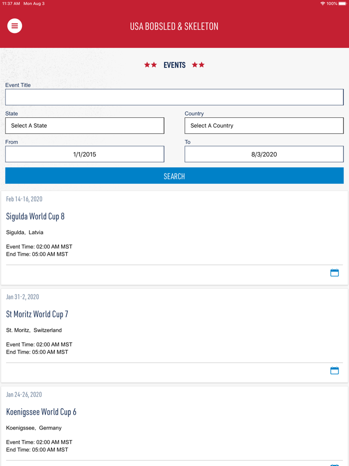 USA Bobsled and Skeleton