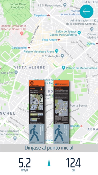 Rutas WAP Madrid Salud Screenshot