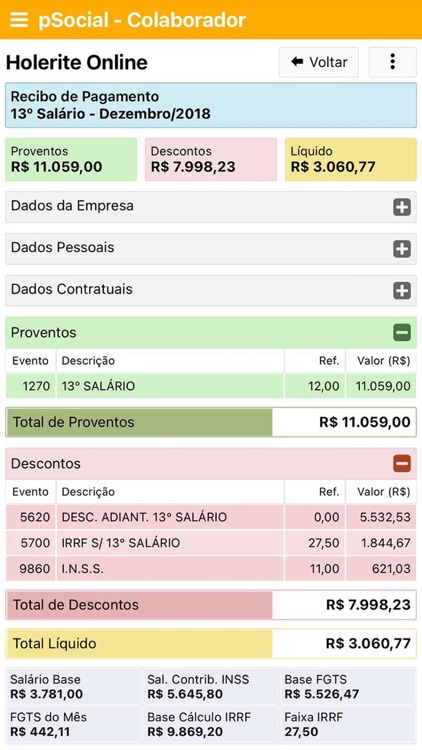 pSocial - Holerite Online screenshot-5