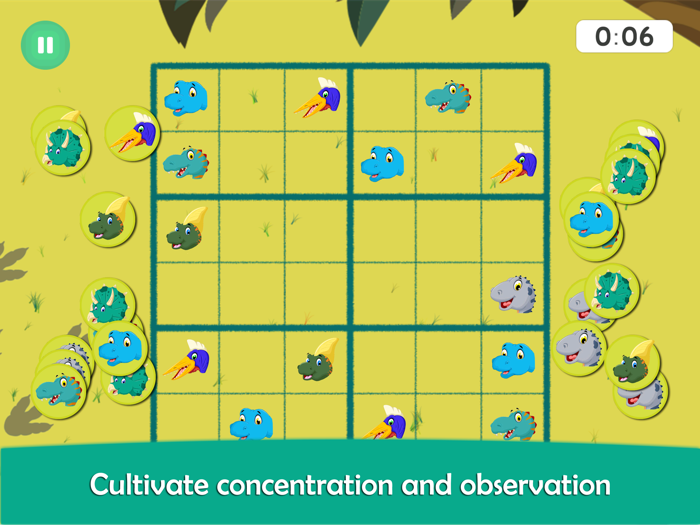 Graphics sudoku for kids