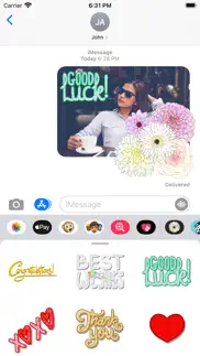 floralshop: flower stickers iphone screenshot 2