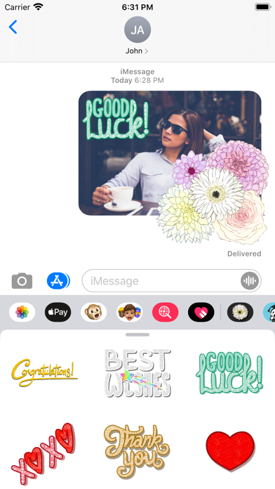Screenshot #2 pour FloralShop: Flower Stickers