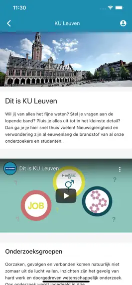 Game screenshot KU Leuven events hack