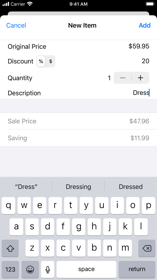 #2. Discounts (iOS) By: Michael Page