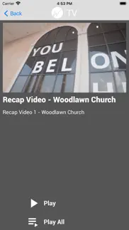 woodlawn church tv iphone screenshot 2