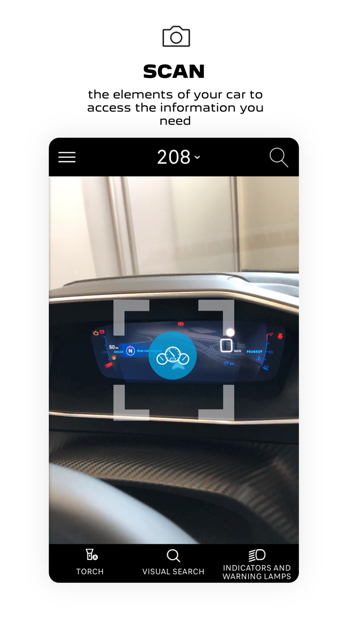 Scan MyPeugeot App