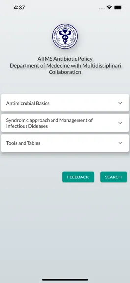 Game screenshot AIIMS Antibiotic Policy mod apk