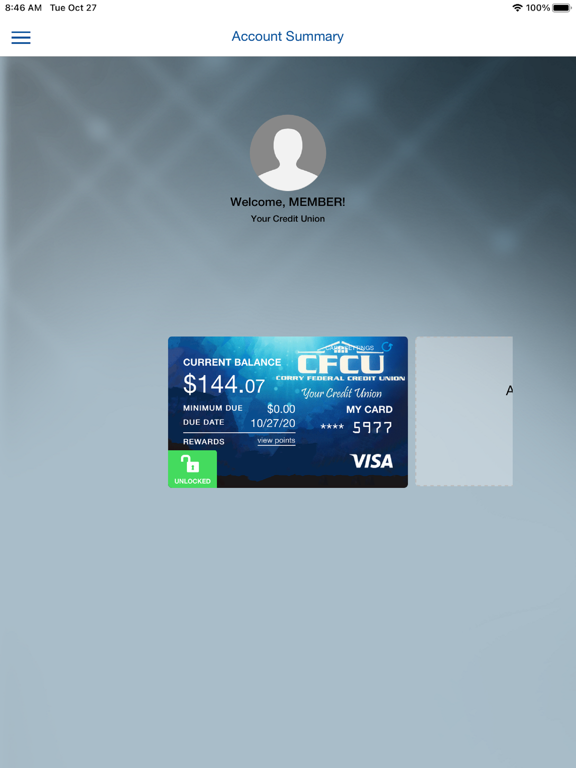 Screenshot #5 pour CorryFCU Visa